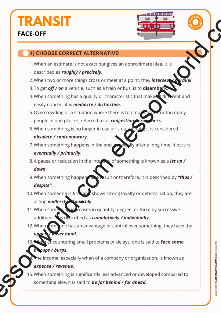 B2–C1 Business English lesson on transportation, logistics, and business decision-making