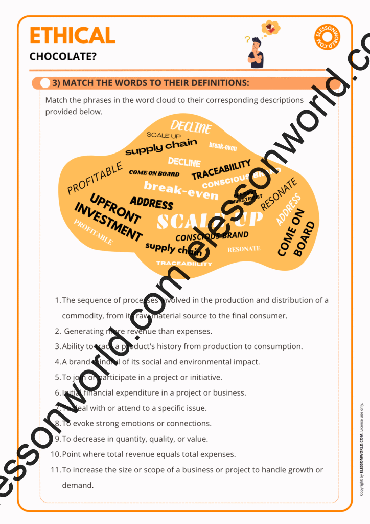 B1–B2 Business English lesson on ethical consumerism and chocolate production