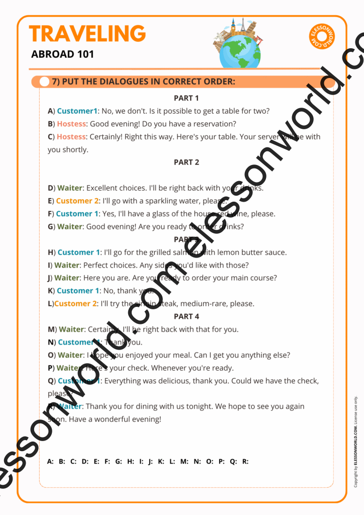 A2–B1 ESL lesson on travel vocabulary, airport phrases, and common situations abroad