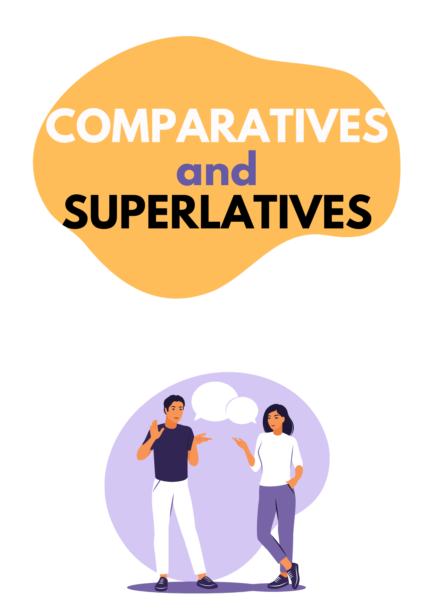 comparatives and superlatives esl lesson plan