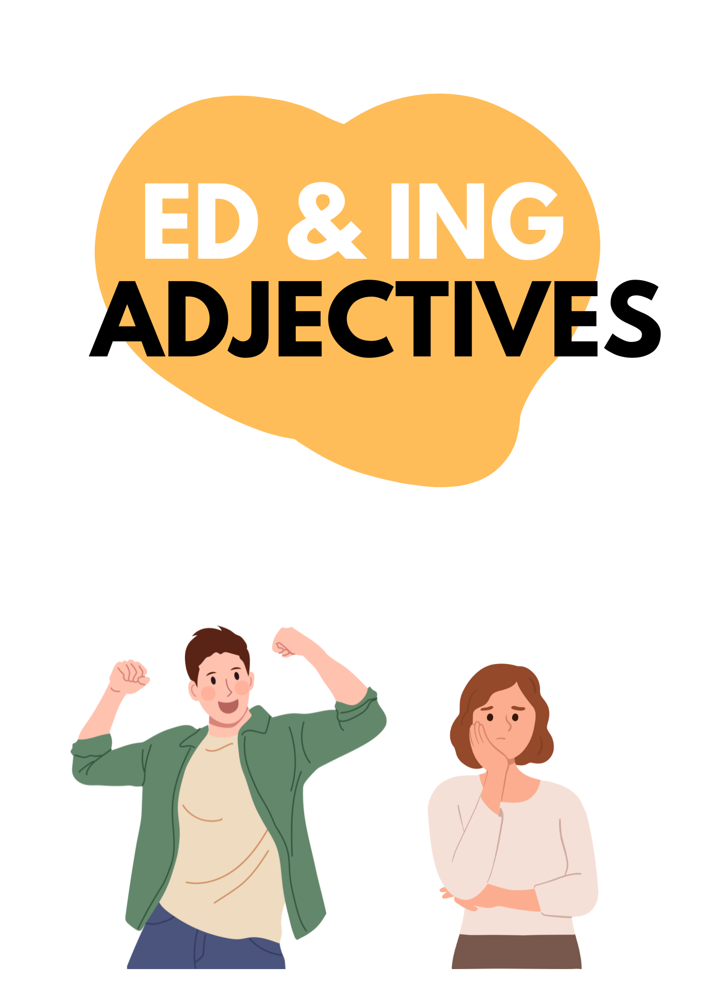 ed and ing adjectives esl lesson plan