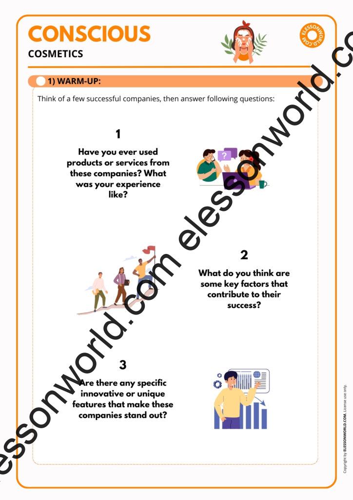 B1–B2 Business English lesson on conscious cosmetics and ethical consumerism