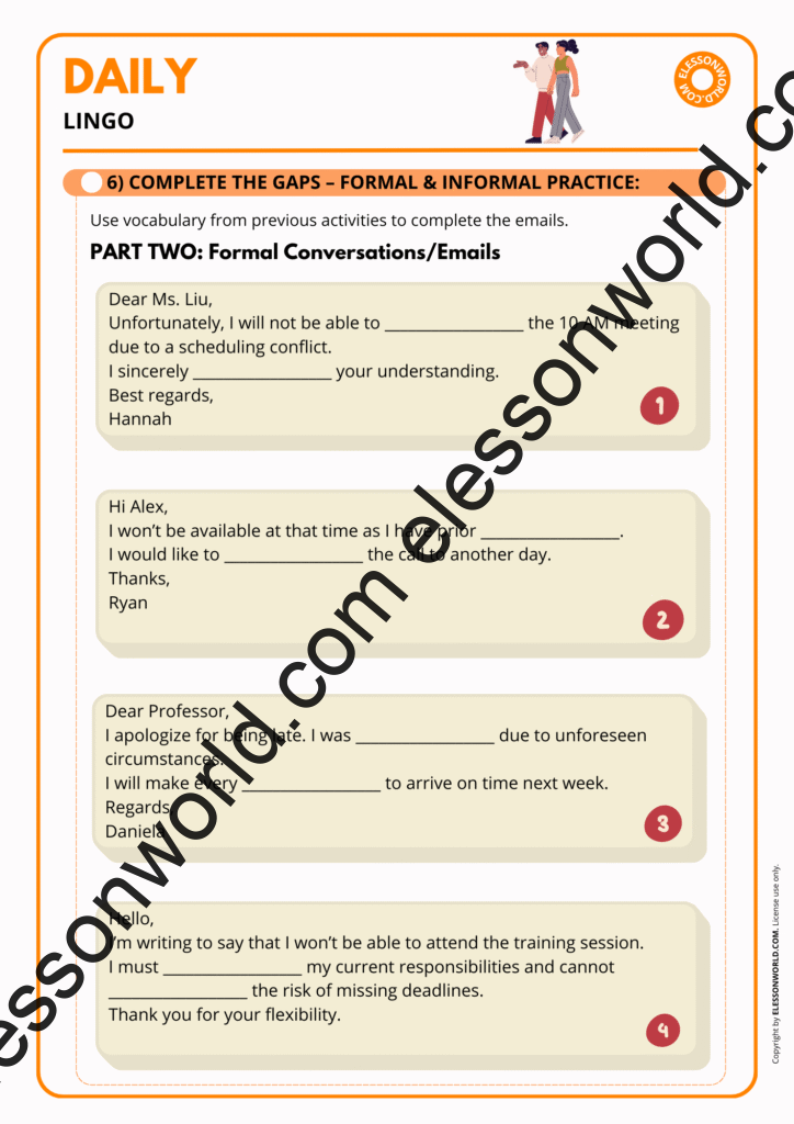 A2–B1 ESL lesson on everyday expressions and informal phrases with dialogues and speaking tasks.