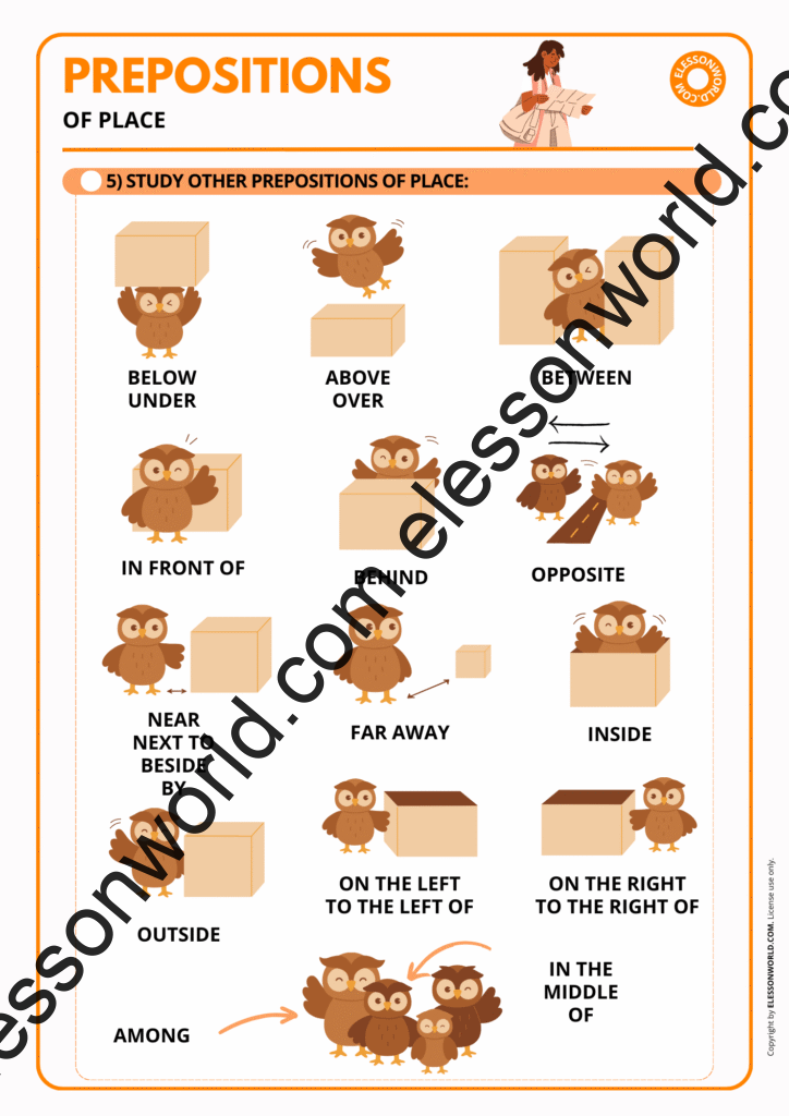 Prepositions of Place – A1–A2 ESL Lesson