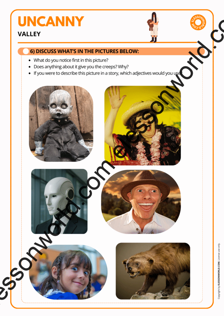 B2–C1 ESL lesson on eerie and unsettling vocabulary