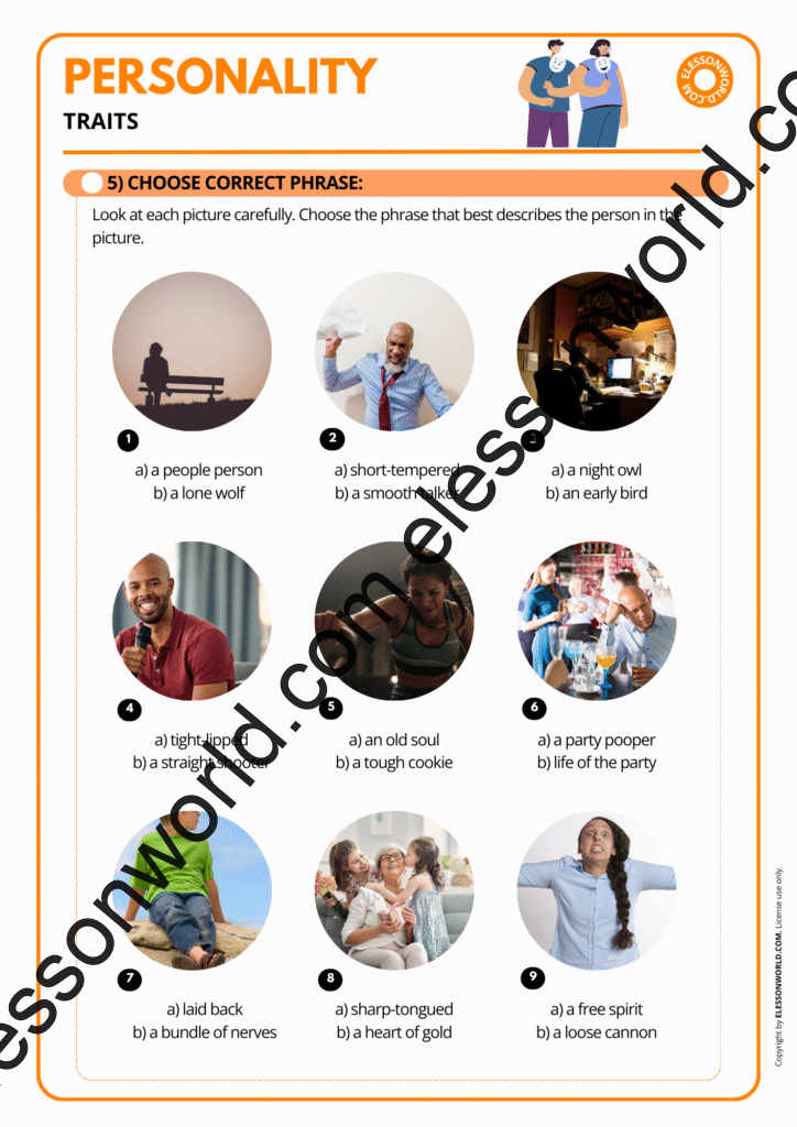 Personality Traits – B1–B2 ESL Lesson