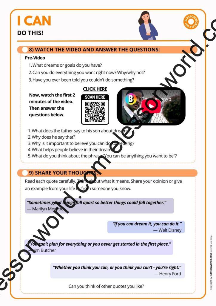A1–A2 ESL lesson on can and could with speaking practice and real-life scenarios