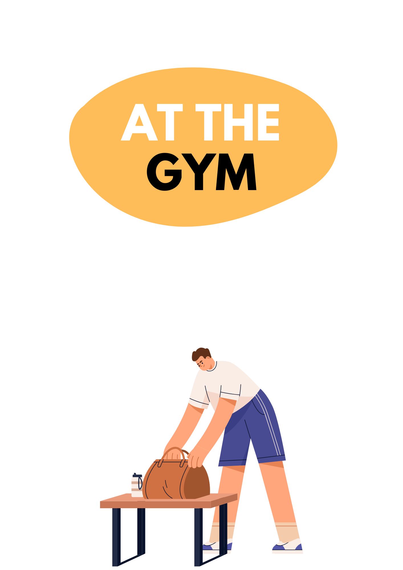 A2–B1 ESL lesson on fitness and exercise with gym vocabulary, workout discussions, and speaking activities.