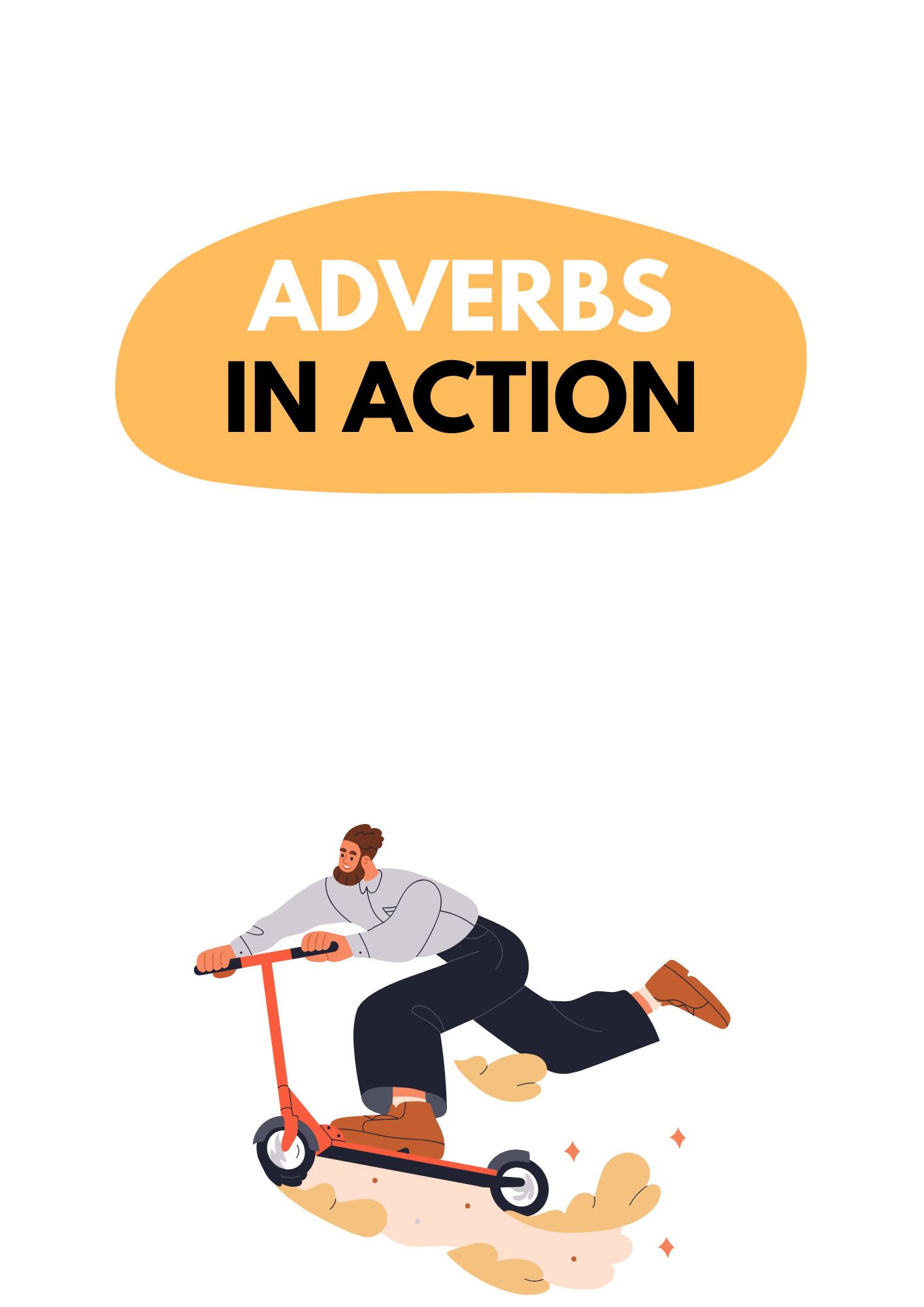 A2-B1 ESL grammar lesson plan teaching adverbs through games, reading, and speaking practice