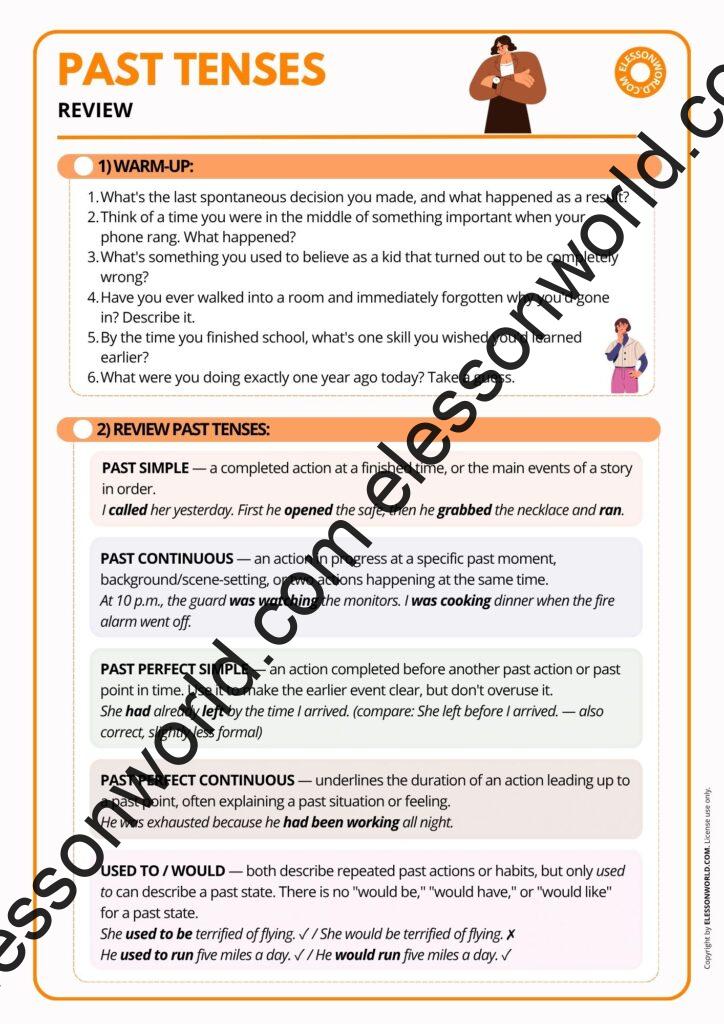 Past-Tenses-ESL-Lesson-Plan-B2-C1-Grammar-Review